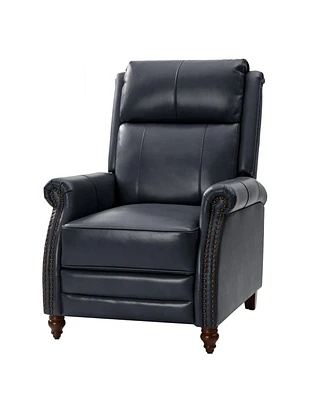 Basilio Genuine Leather Power Recliner with Usb Port