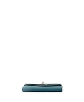 Pre-Owned Hermes Long Kelly Wallet Chevre Mysore