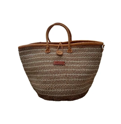 Life s Path Handmade Sisal Market Tote Basket