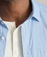 UNTUCKit Men's Slim Fit Wrinkle-Free Performance Crofton Short Sleeve Button Up Shirt