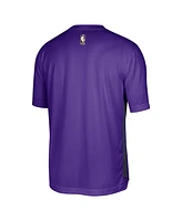 Men's Nike Purple, Hunter Green Milwaukee Bucks Hardwood Classics Pregame Warmup Shooting Performance T-shirt