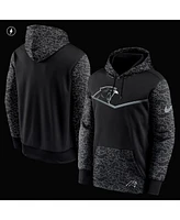 Men's Nike Black Carolina Panthers Rflctv Chevron Pullover Hoodie