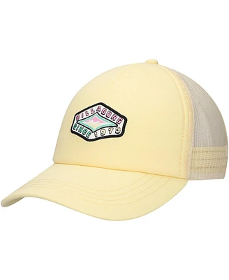 Billabong Women's Yellow Aloha Forever Trucker Adjustable Hat