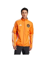Adidas Men's Orange/Purple Houston Dynamo Fc 2025 Anthem Reversible Full-Zip Jacket