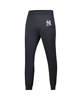 Fanatics Men's Heather Charcoal New York Yankees Fleece Jogger Pants