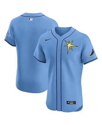 Nike Men's Light Blue Tampa Bay Rays Alternate Vapor Premier Elite Patch Jersey