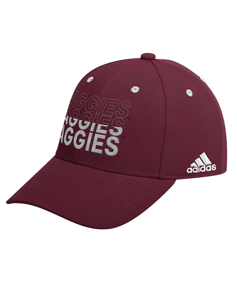 Adidas Men's Maroon Texas A&M Aggies Seasonal Half Font Adjustable Hat