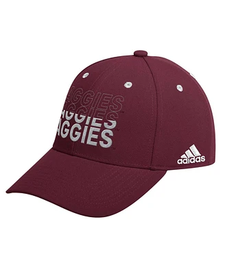 Adidas Men's Maroon Texas A&M Aggies Seasonal Half Font Adjustable Hat