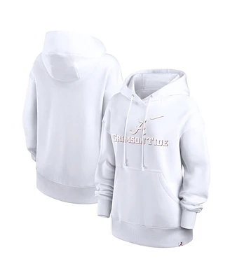 Nike Women's White Alabama Crimson Tide Phoenix Pullover Hoodie