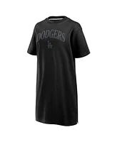 Fanatics Women's Black Los Angeles Dodgers Elements Cotton Dress