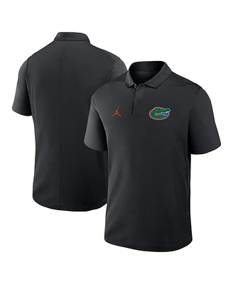 Jordan Men's Black Florida Gators Primetime Victory Primary Logo Performance Polo Shirt