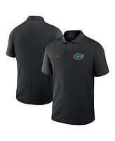 Jordan Men's Black Florida Gators Primetime Victory Primary Logo Performance Polo Shirt