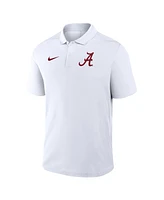 Nike Men's White Alabama Crimson Tide Primetime Victory Primary Logo Performance Polo Shirt