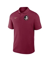 Nike Men's Garnet Florida State Seminoles Primetime Victory Primary Logo Performance Polo Shirt