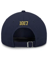 Nike Men's Navy Michigan Wolverines Club Swoosh Performance Adjustable Hat