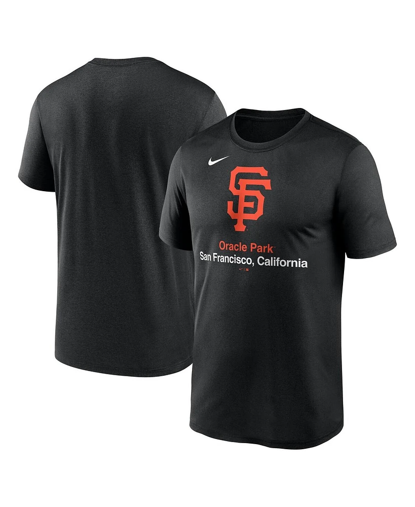 Nike Men's Black San Francisco Giants Stadium Legend Performance T-Shirt