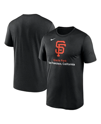 Nike Men's Black San Francisco Giants Stadium Legend Performance T-Shirt