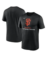 Nike Men's Black San Francisco Giants Stadium Legend Performance T-Shirt