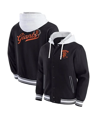 Darius Rucker Collection by Fanatics Men's Black San Francisco Giants Full-Snap Hooded Jacket