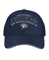 Colosseum Men's Navy New Hampshire Wildcats Wyatt Primary Team Trucker Adjustable Hat