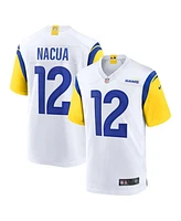 Nike Men's Puka Nacua White Los Angeles Rams Game Player Jersey