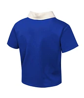 Outerstuff Big Girls 2-Piece Royal Chicago Cubs Base Trainer Johnny Polo and Skort Set