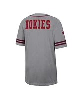 Colosseum Men's Gray Virginia Tech Hokies Free Spirited Baseball Jersey