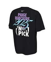 Nike Men's and Women's Paige Bueckers Black 2025 Wnba Draft The One T-Shirt