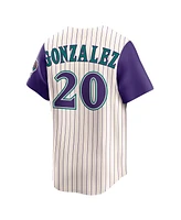 Nike Men's Luis Gonzalez Cream Arizona Diamondbacks Throwback Cooperstown Collection Limited Jersey