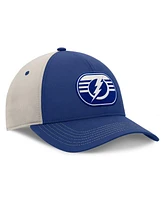 Fanatics Men's Blue/Gray Tampa Bay Lightning 2025 Stanley Cup Playoffs Locker Room Trucker Adjustable Hat