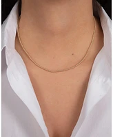 14k Gold 2mm Bead Necklace