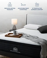 Brooklyn Bedding Select 14" Gel Memory Foam Hybrid Cushion Firm Tight Top Mattress