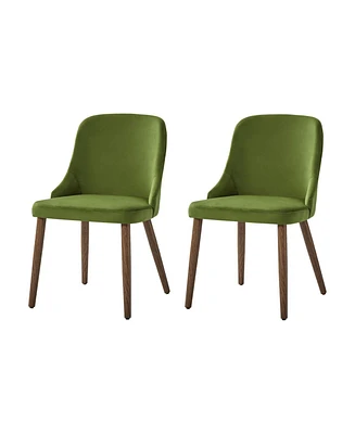 Adrian Modern Easy Assembly Space-Saving Dining Chair,Set of 2
