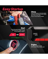 One Jump Starter 1200A Peak Battery Pack, 12V Jump Box for Battery up to 7L Gas or 5L Diesel Engine