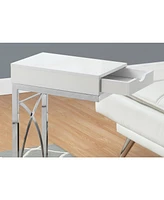 Contemporary End Table with Single Storage Drawer