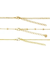 Unwritten Crystal Heart Pendant Necklace Set