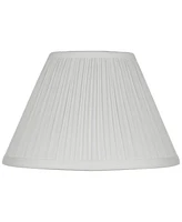 Antique White Small Empire Mushroom Pleated Lamp Shade 5" Top x 11" Bottom x 7.5" High (Clip-On) Replacement - Springcrest