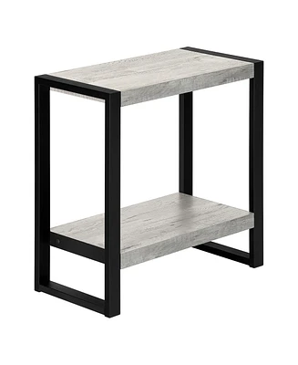 End Table with Shelf – Practical Storage and Display Table for Home Decor