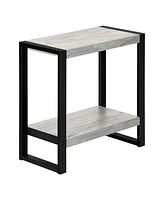 End Table with Shelf – Practical Storage and Display Table for Home Decor