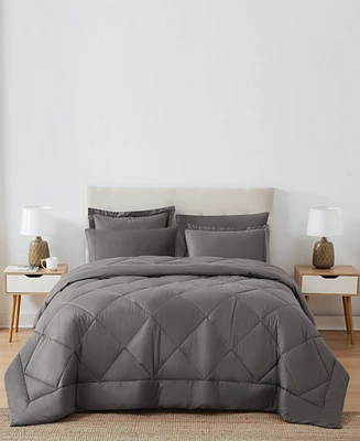 Cannon Oversized Cotton Percale 3-Pc. Comforter Set
