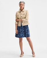 Style & Co Petite Floral-Print Flip-Flop Dress, Exclusively at Macy's