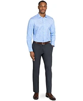 Michelsons Of London Men's Floral Print Hybrid Slim Fit Easy Care Long Sleeve Shirt
