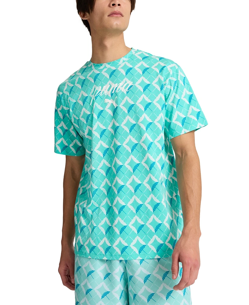 Puma Men's Resort Umbrella Graphic Logo T-Shirt
