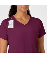 Wink Plus W123 Y-Neck Wrap Scrub Top