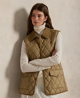 Polo Ralph Lauren Women's Corduroy-Trim Quilted Vest