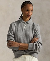 Polo Ralph Lauren Women's Lightweight Fleece Quarter-Zip Sweatshirt