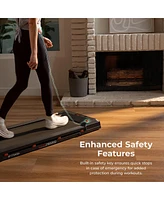 Sunny Health & Fitness Treadpad 100 Smart Walking Treadmill with Led Screen & WiFi/Bluetooth