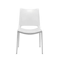 Upholstered Faux Leather Dining Chairs Set of 2 Open Back Side Chairs for Home