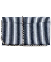 Lauren Ralph Lauren Striped Canvas Adair Crossbody Bag