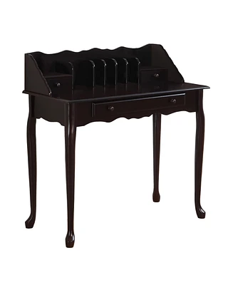 Solid Wood Computer Desk with Three Drawers – Modern Home Office Desk